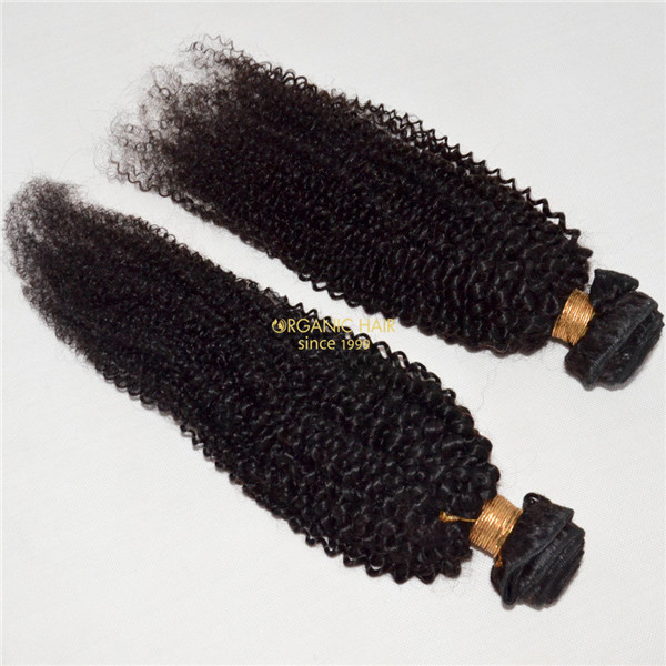 Brazilian afro kinky curly remy human hair extensions 